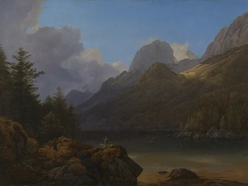 1803-Ernst Kaiser - Il König See, Tirolo